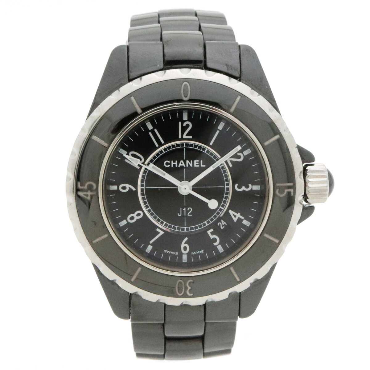 楽天市場】【ウォッチ】CHANEL シャネル J12 ブラック 黒 33mm