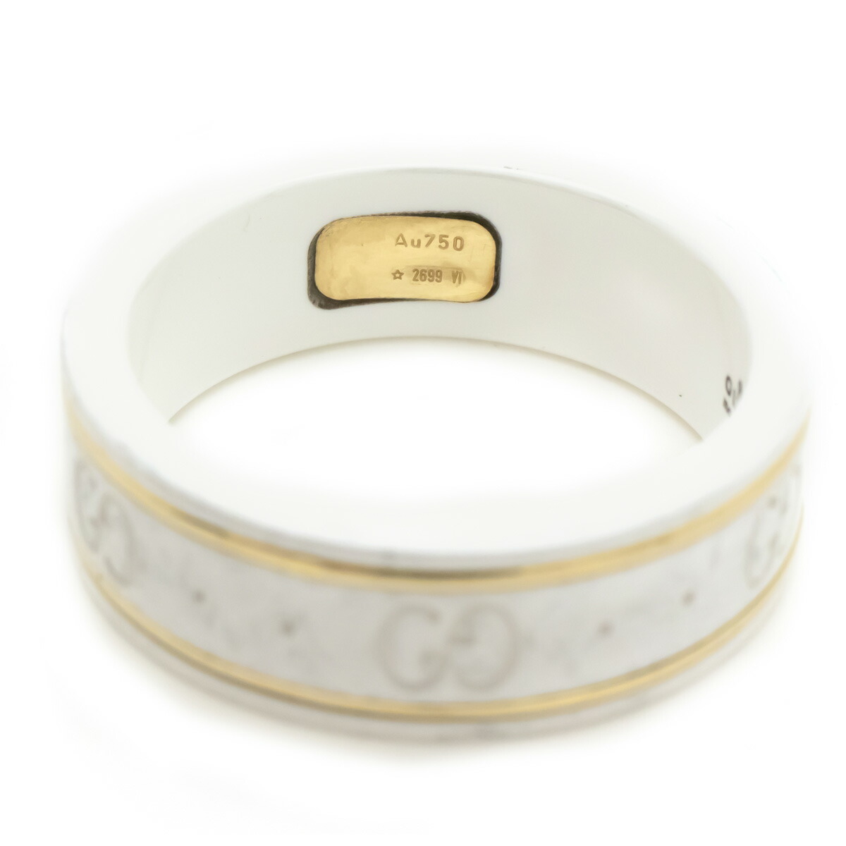 楽天市場】【ジュエリー】GUCCI グッチ アイコンリング GGリング 指輪