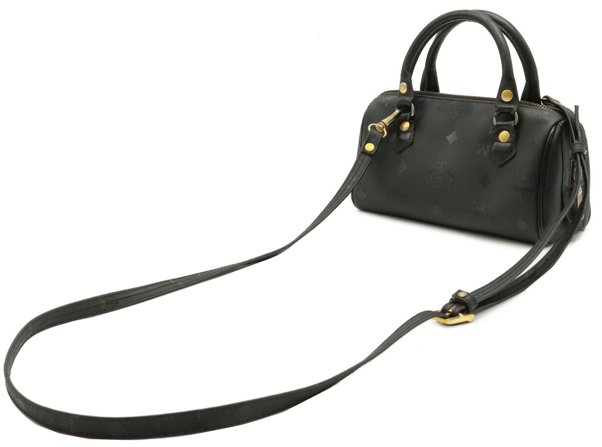 楽天市場】【バッグ】MCM エムシーエム ロゴグラム ハンドバッグ ミニ