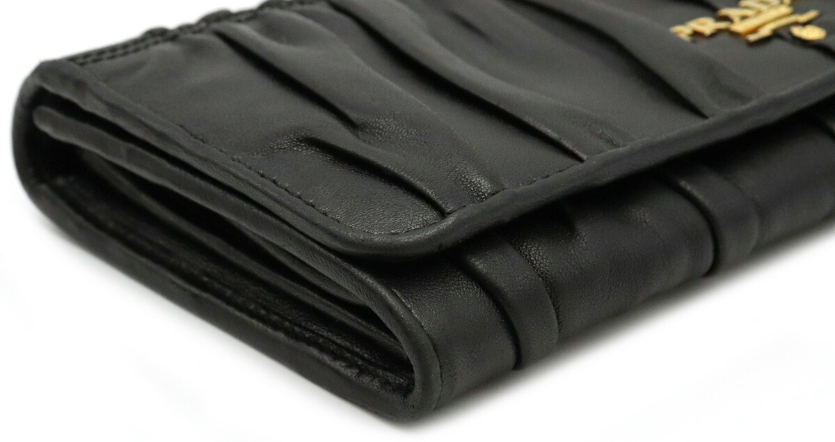 楽天市場】【財布】PRADA プラダ マテラッセ ギャザー 長財布 2つ折り