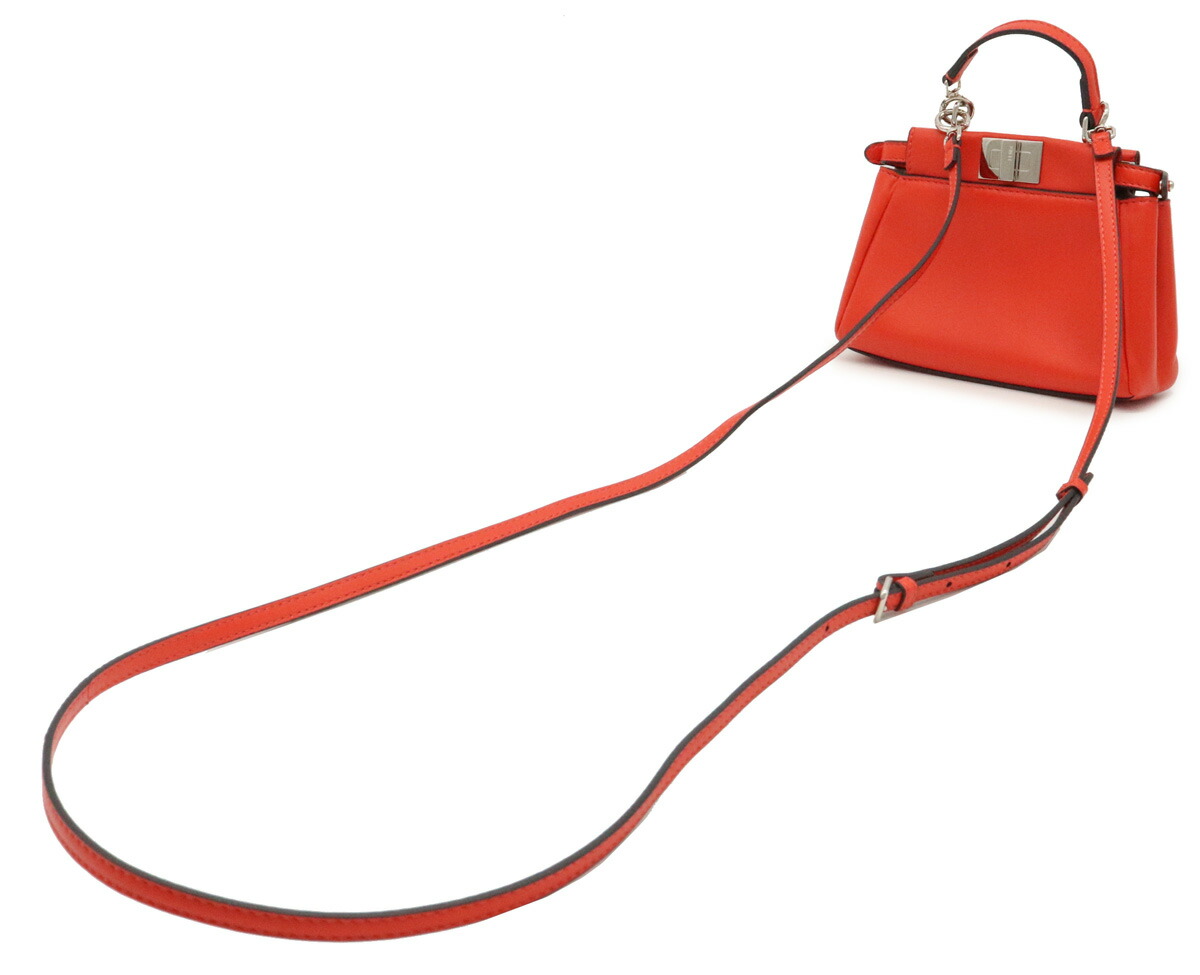 楽天市場】【バッグ】FENDI フェンディ マイクロ ピーカブー 2WAY ミニ