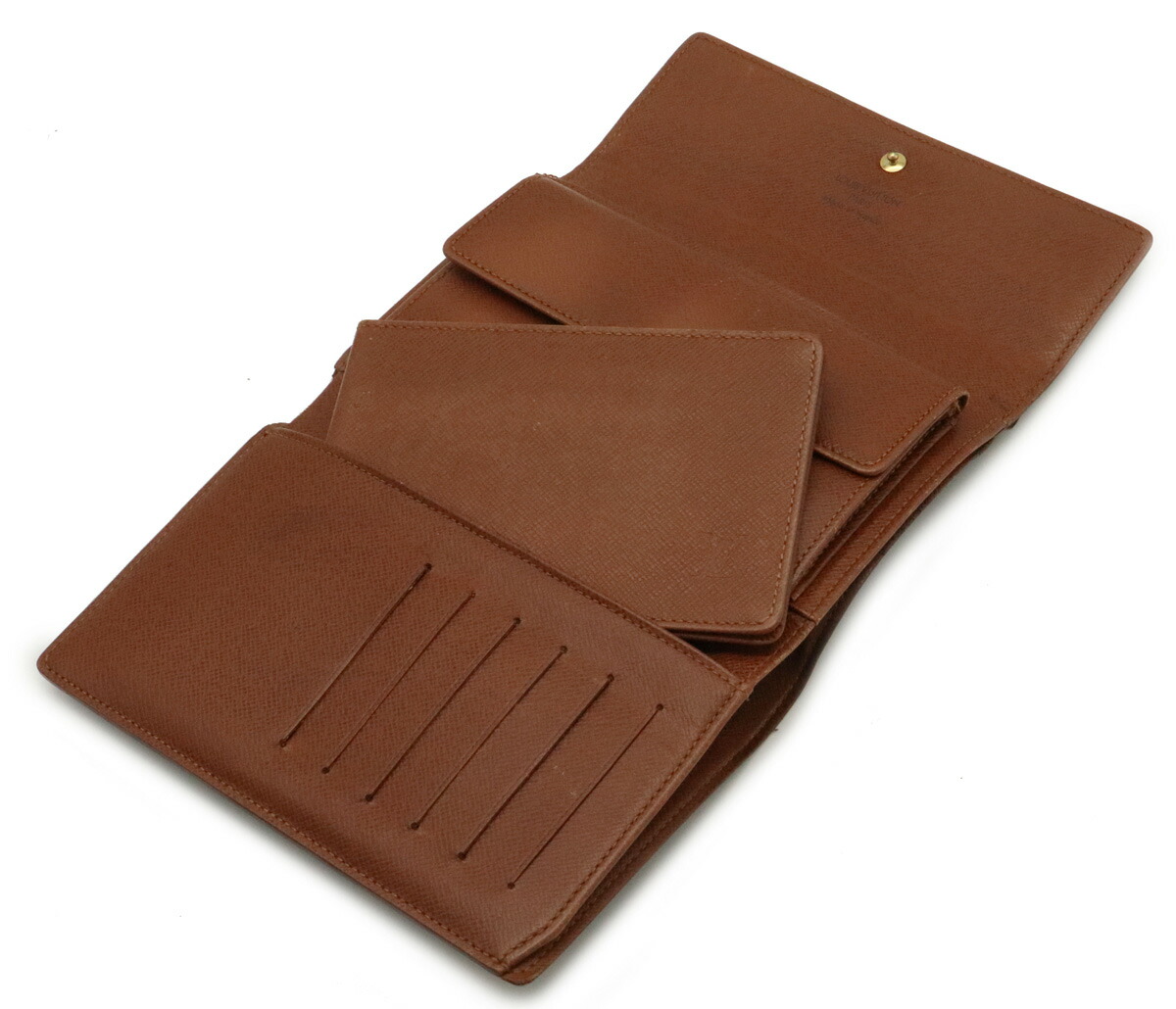 ルイヴィトン モノグラム エテュイパピエ 三つ折り財布 C1 LOUIS