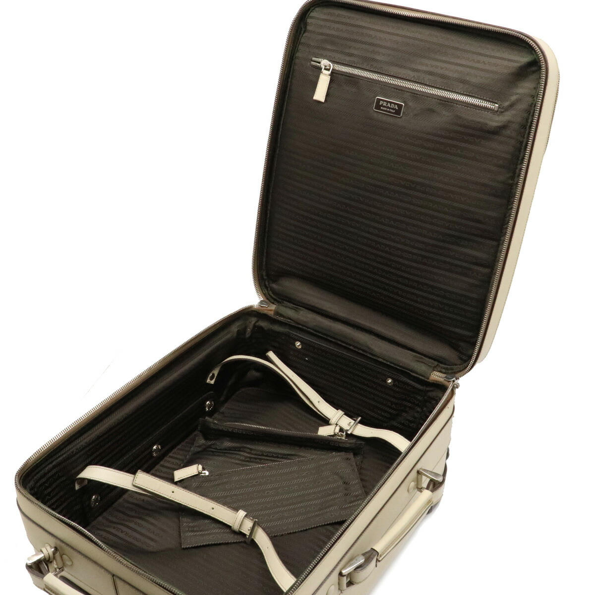 楽天市場】【バッグ】PRADA プラダ サフィアーノ キャリーバッグ