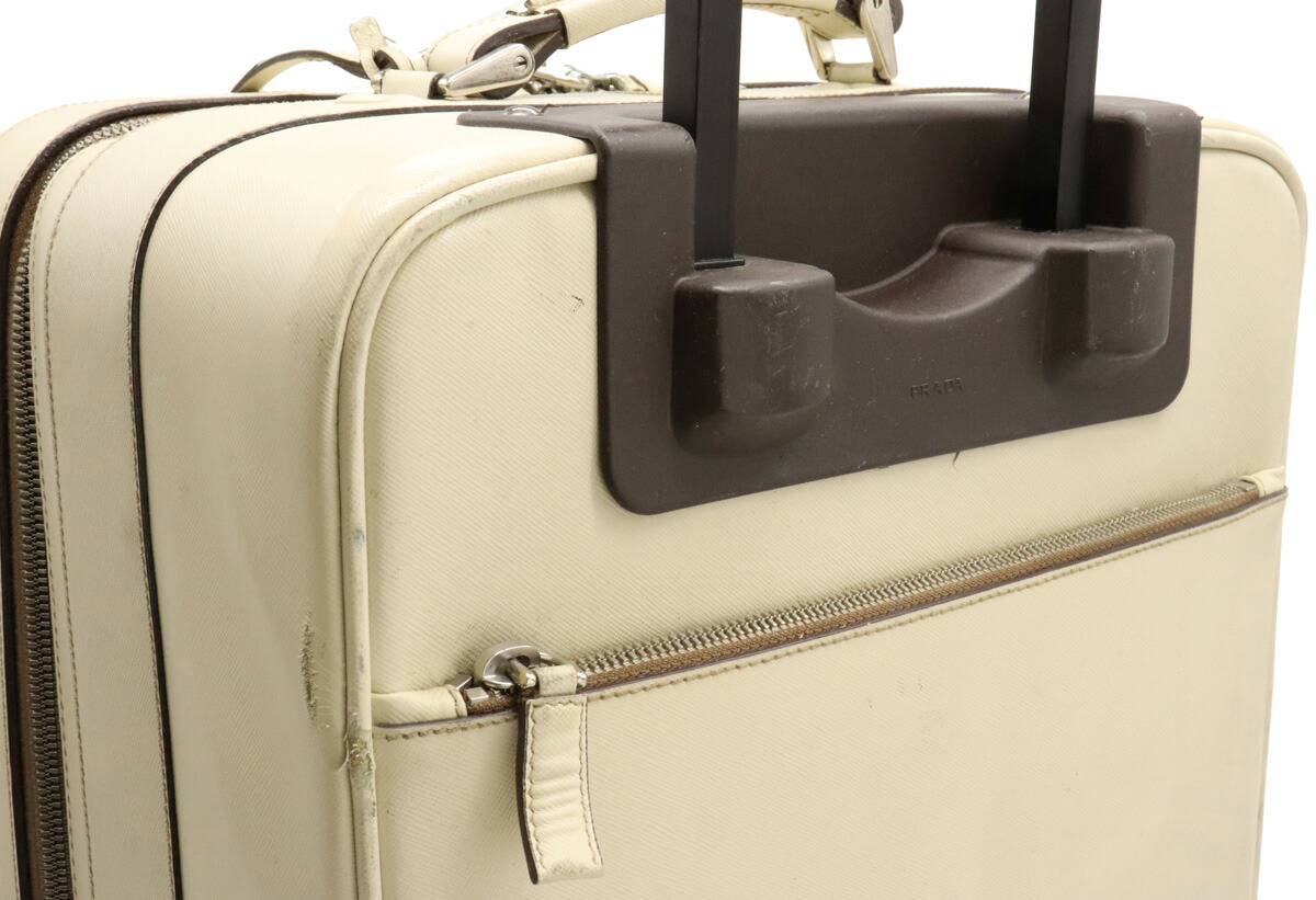 楽天市場】【バッグ】PRADA プラダ サフィアーノ キャリーバッグ