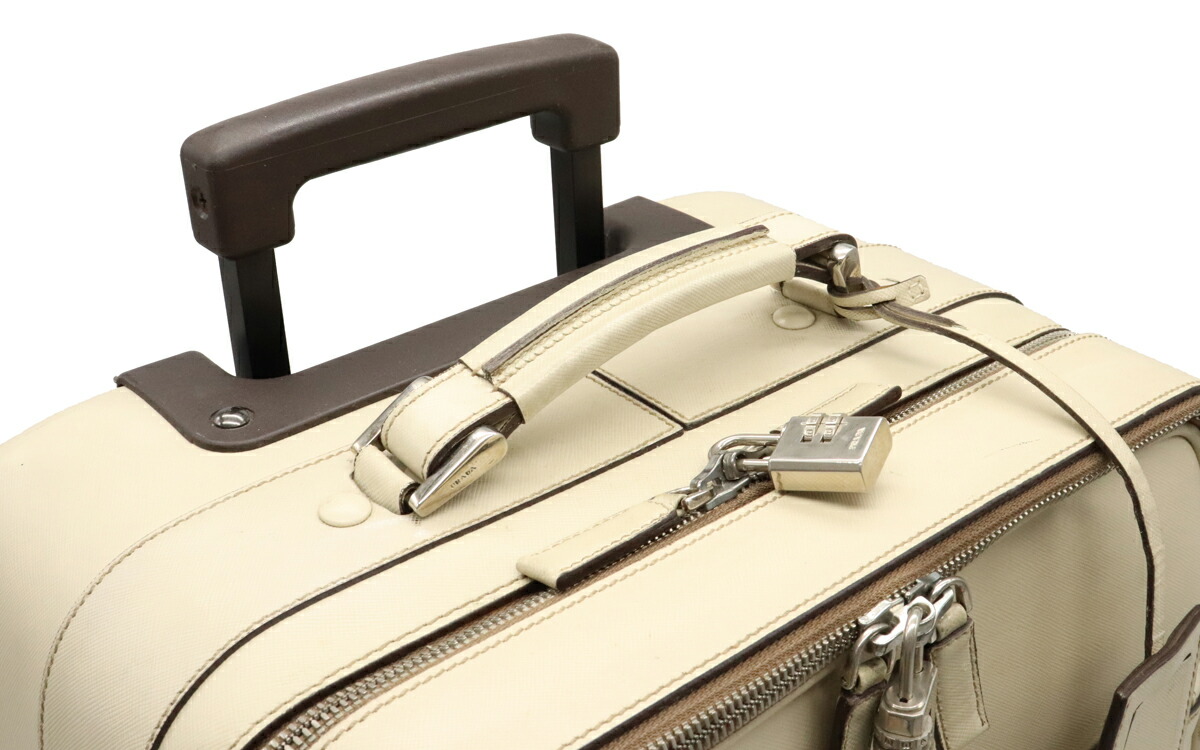 楽天市場】【バッグ】PRADA プラダ サフィアーノ キャリーバッグ