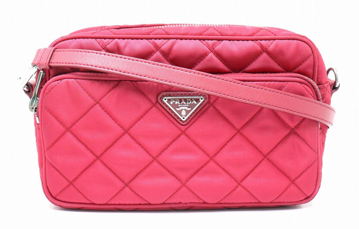 楽天市場】【バッグ】PRADA プラダ キルティング ショルダーバッグ