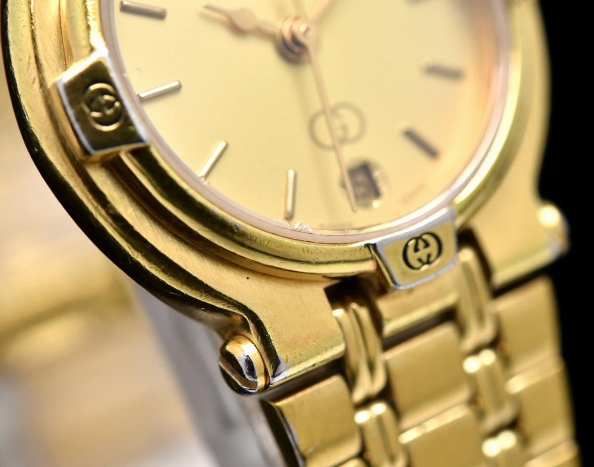 楽天市場】【ウォッチ】GUCCI グッチ デイト ゴールド文字盤 GP