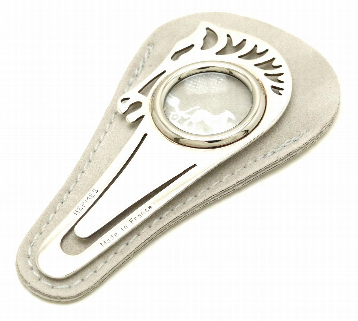 楽天市場】HERMES エルメス ルーペ付き ブックマーカー ブックマーク