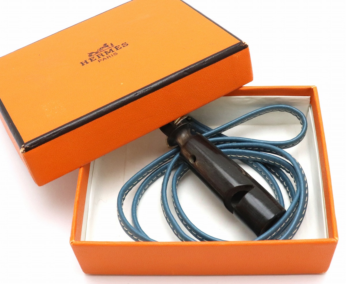 楽天市場】HERMES エルメス シフレ ホイッスル 笛 犬笛 ネックレス