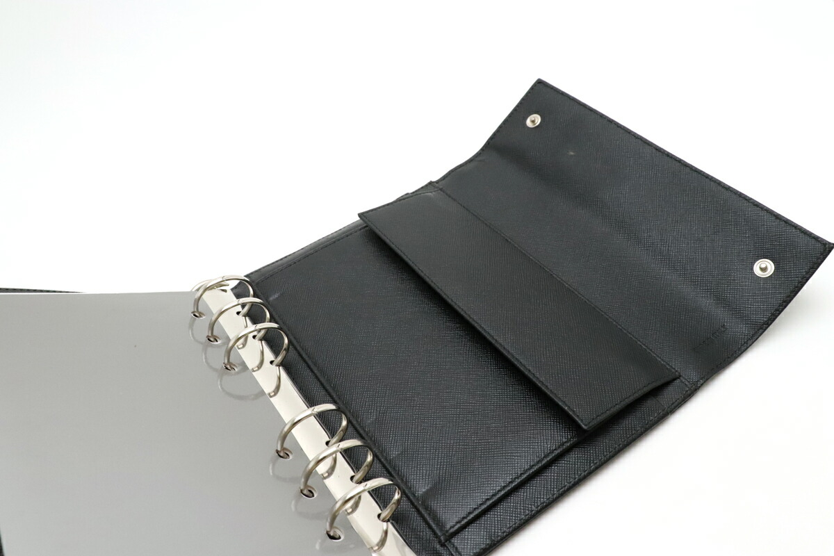 楽天市場】PRADA プラダ 手帳カバー 6穴式手帳カバー システム手帳