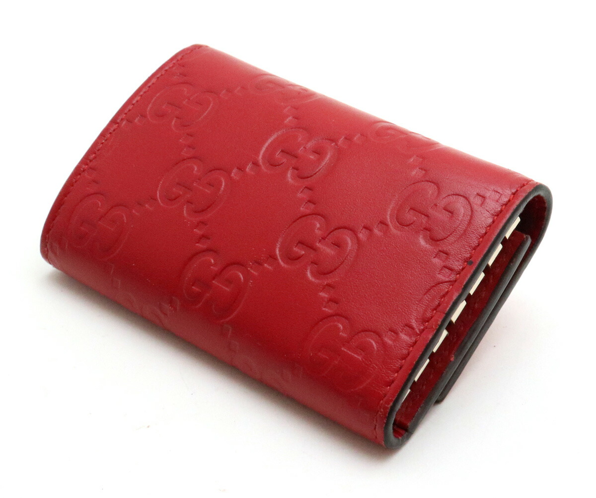 楽天市場】GUCCI グッチ グッチシマ GG柄 6連キーケース リボン