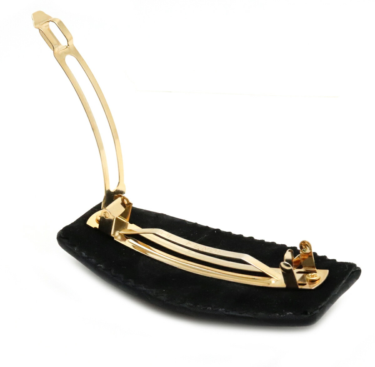 楽天市場】FENDI フェンディ ズッカ柄 バレッタ ヘアクリップ ヘア