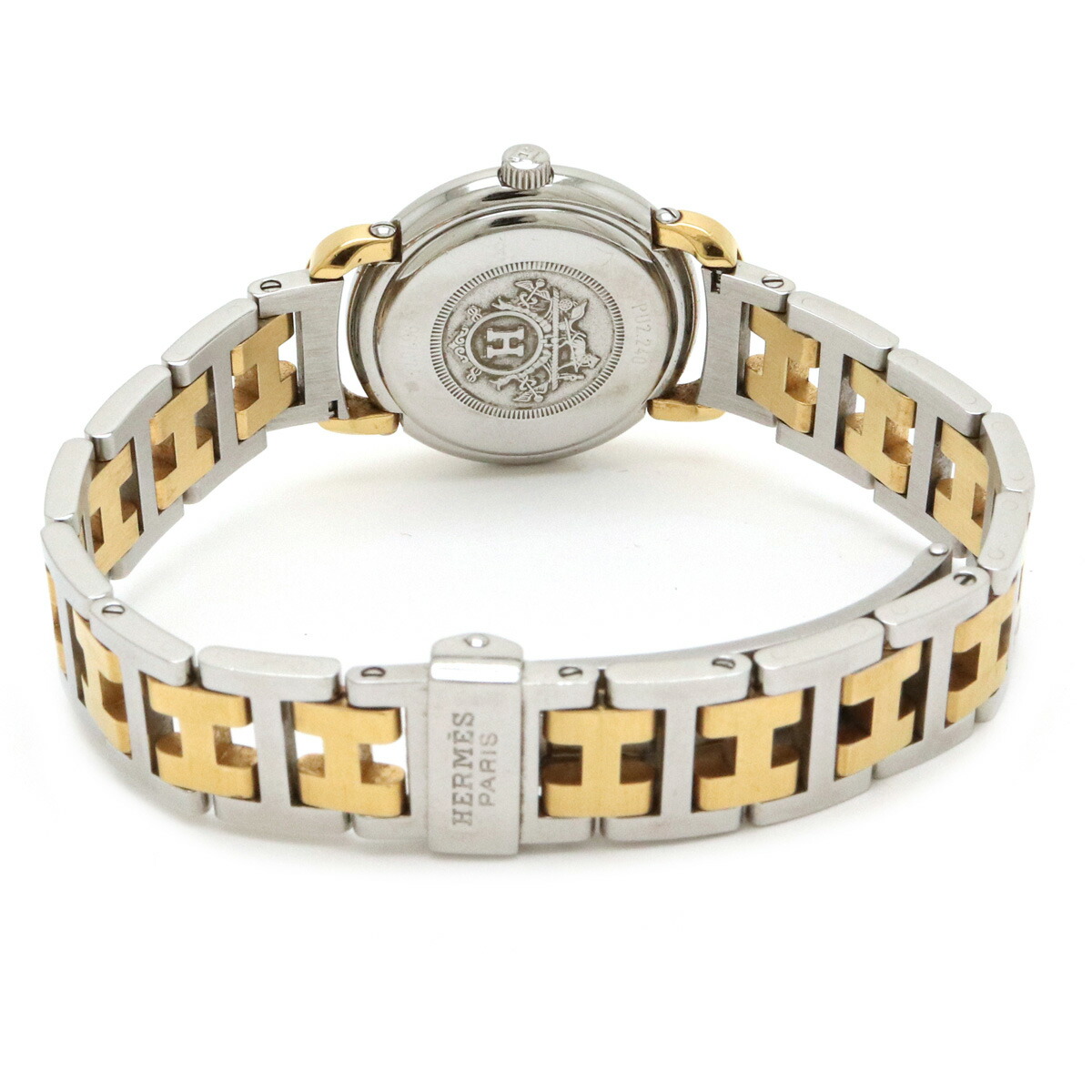 楽天市場】【ウォッチ】HERMES エルメス プルマン ホワイト文字盤