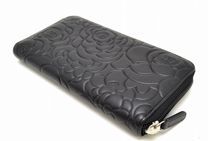 楽天市場】【未使用品】【財布】CHANEL シャネル カメリア エンボス