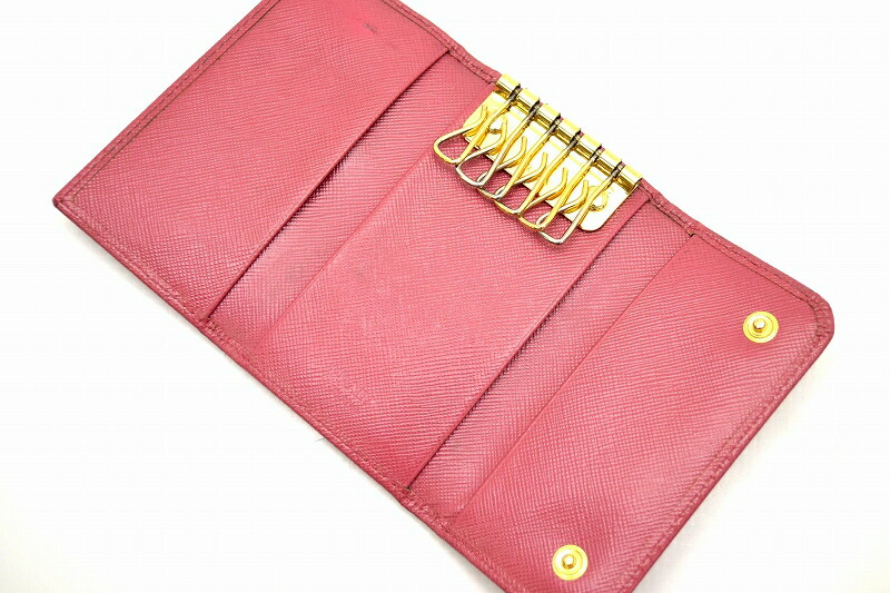 楽天市場】【未使用品】PRADA プラダ 6連キーケース キーケース