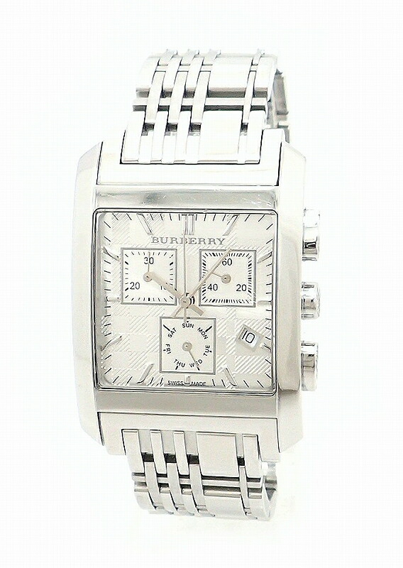 楽天市場】【ウォッチ】BURBERRY バーバリー スクエア クロノグラフ