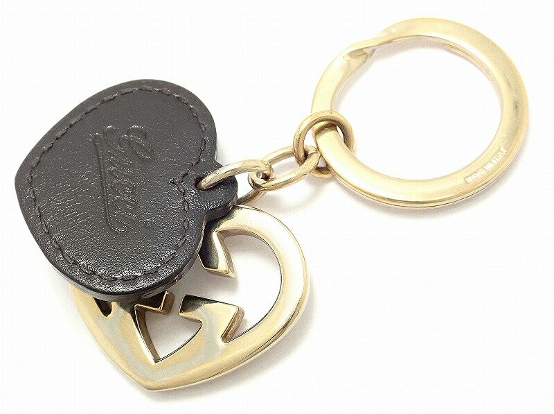 新品 GUCCI グッチ キーリング ハートチャーム org.jpg
