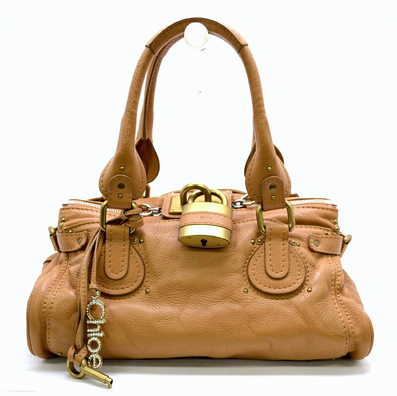 楽天市場】【中古】【バッグ】Chloe クロエ パディントン ハンドバッグ