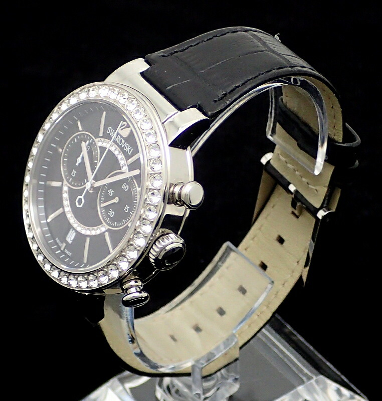 楽天市場】【中古】【ウォッチ】SWAROVSKI スワロフスキー クロノ