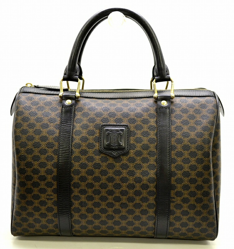 楽天市場】【バッグ】CELINE セリーヌ マカダム柄 ボストンバッグ