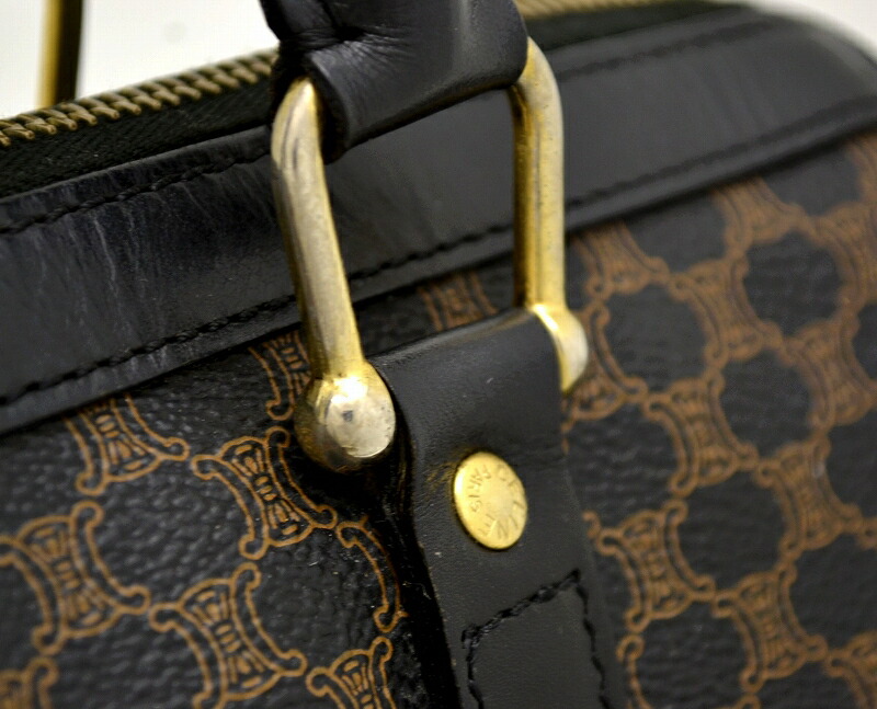 楽天市場】【バッグ】CELINE セリーヌ マカダム柄 ボストンバッグ