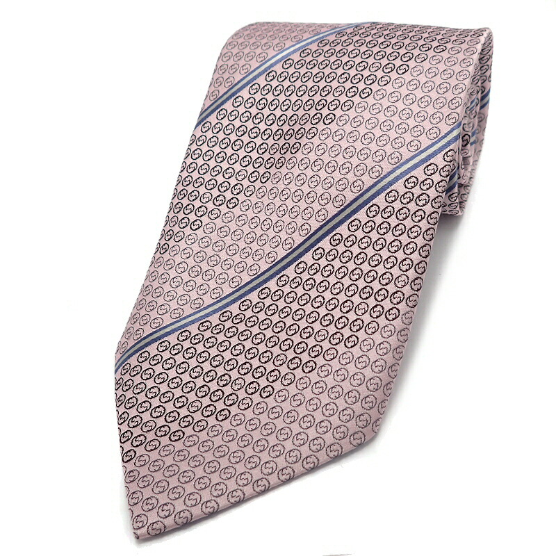 楽天市場】GUCCI グッチ ネクタイ GGロゴ シルク100% ピンク ライト
