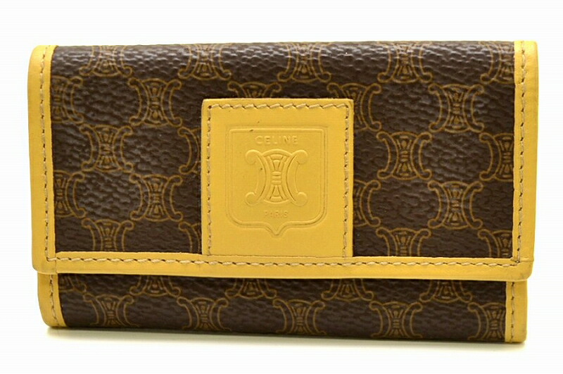 楽天市場】CELINE セリーヌ マカダム柄 キーケース 6連キーケース