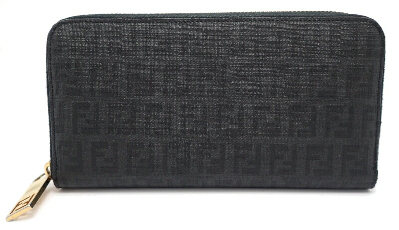 楽天市場】【財布】FENDI フェンディ ズッカ柄 ラウンドファスナー 長