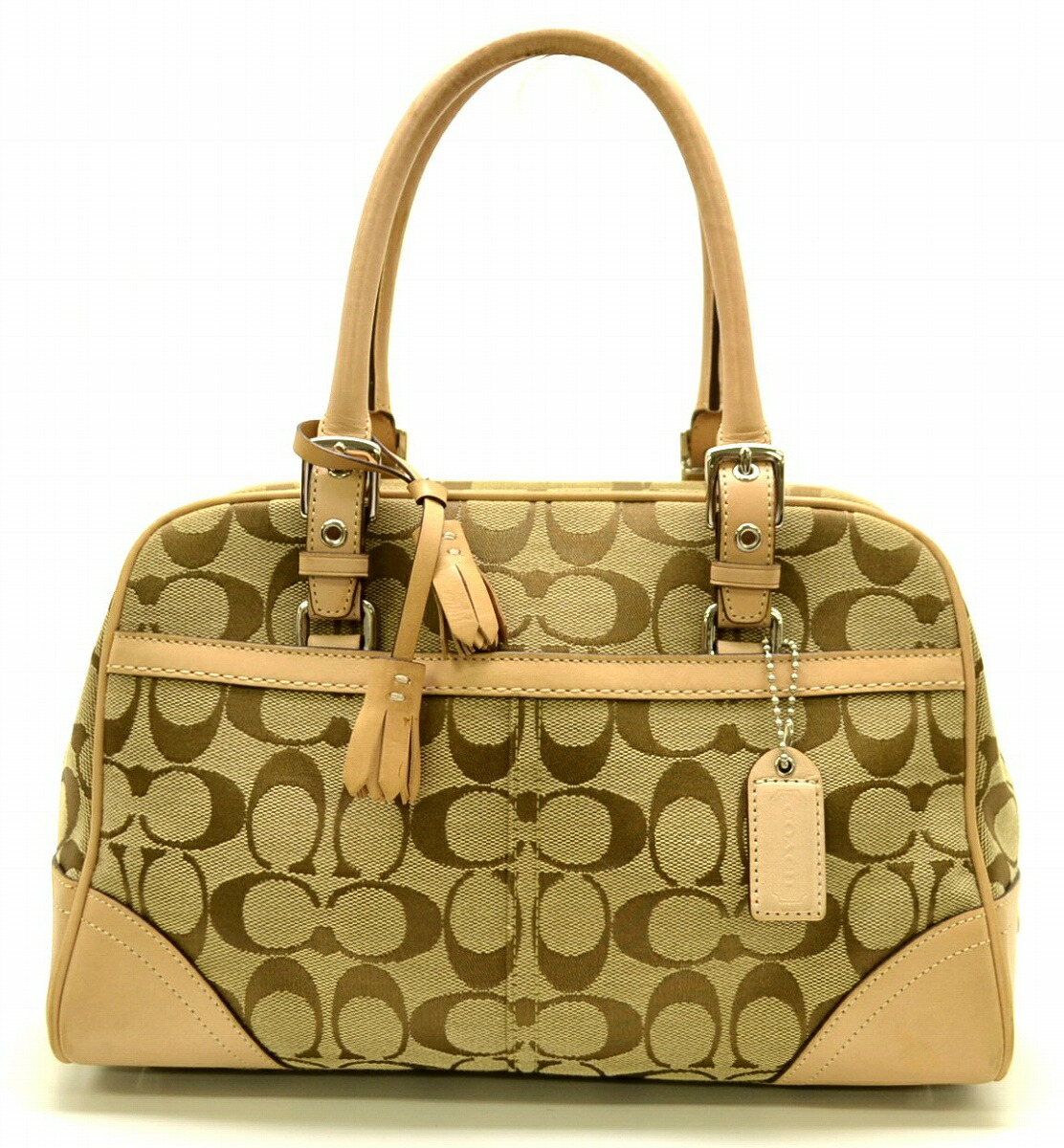 楽天市場】【バッグ】COACH コーチ シグネチャー ハンドバッグ