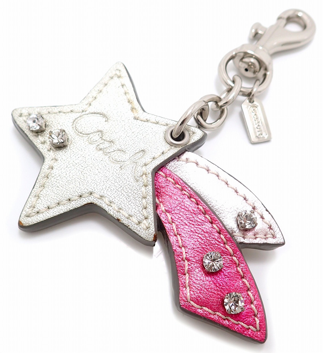 楽天市場】【未使用品】COACH コーチ スター 星 流れ星 キーホルダー