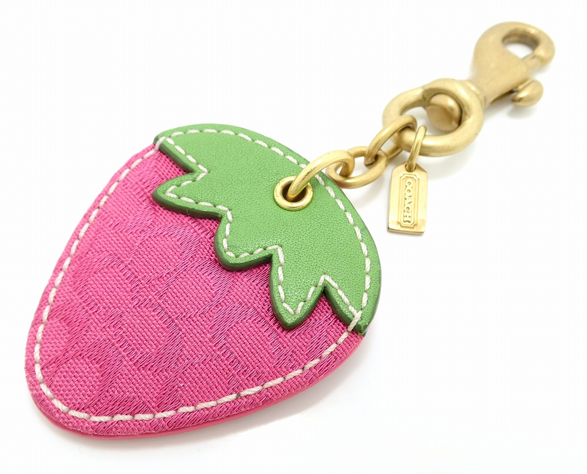 楽天市場】COACH コーチ シグネチャー イチゴ ストロベリー