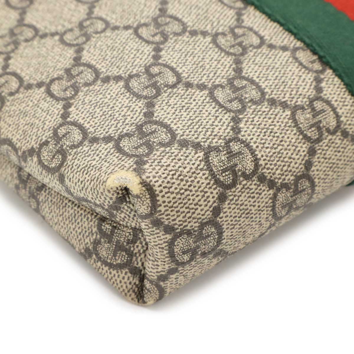 楽天市場】GUCCI グッチ GGスプリーム シェリーライン ウェブ フラット