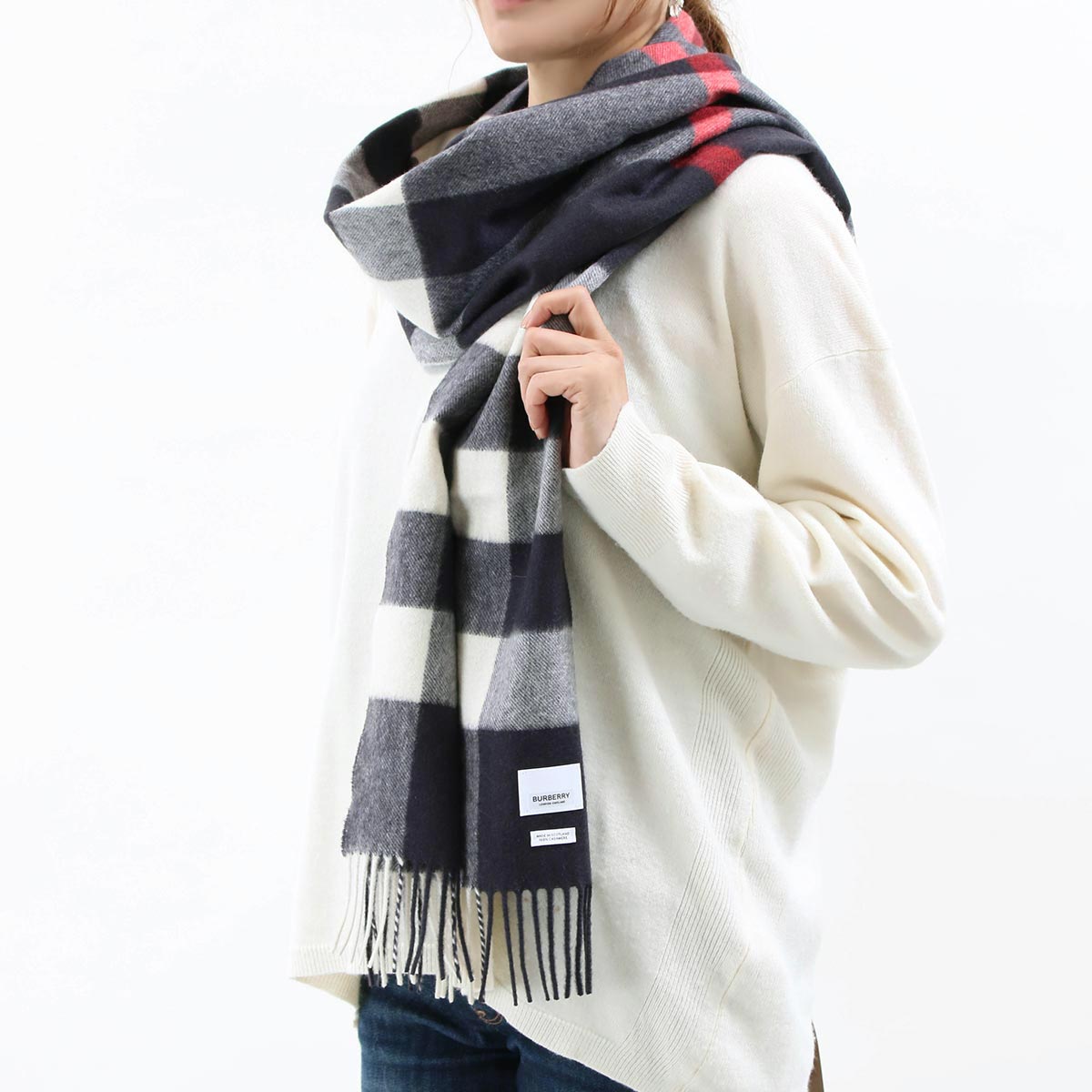 楽天市場】バーバリー ストール/マフラー レディース ハーフメガ