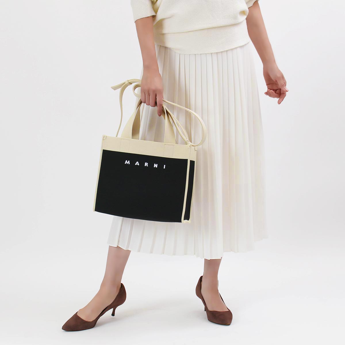 楽天市場】マルニ トートバッグ/ショッピングバッグ/ショルダーバッグ