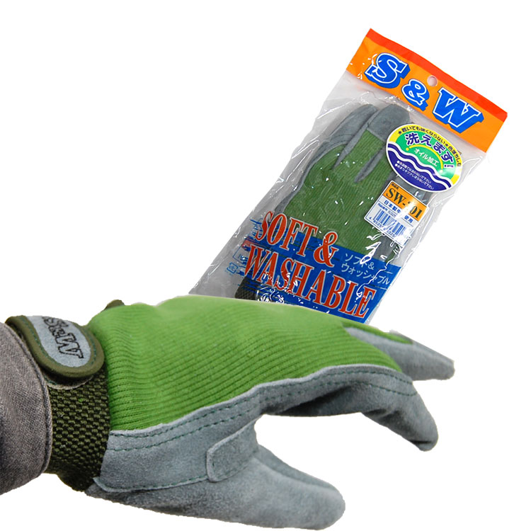 楽天市場】【作業手袋】牛革手袋 ソフト＆ウォッシャブル 富士グローブ