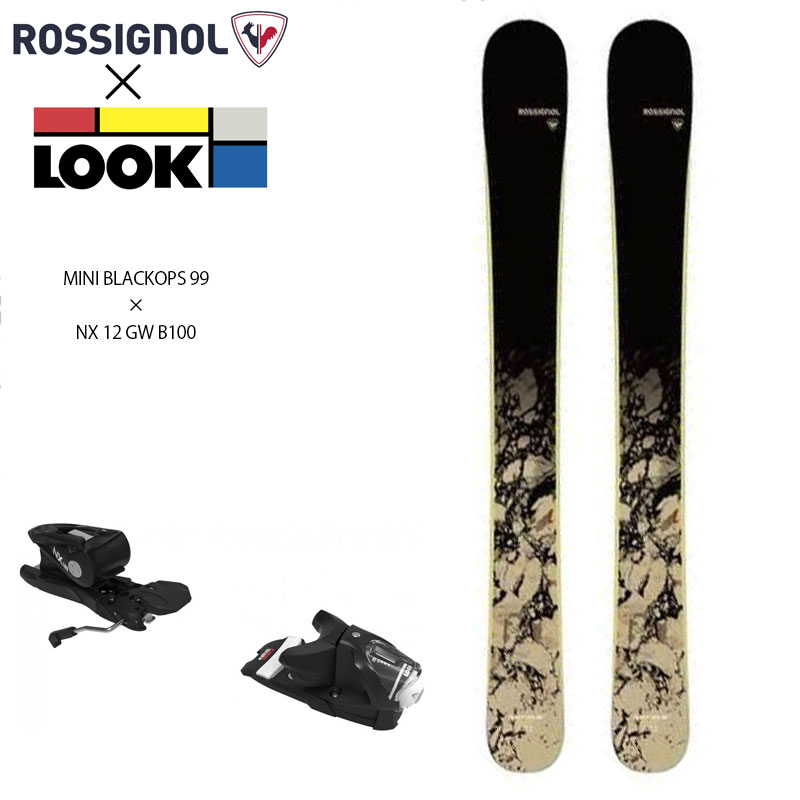 ショートスキー ROSSIGNOL BLACKOPS 99 chackymade ROSSIGNOL