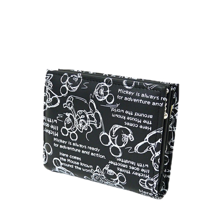 楽天市場】ミッキーマウス 二つ折り財布 L字ファスナー D1037