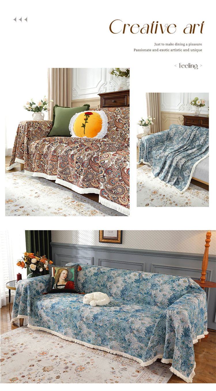 楽天市場】マルチカバー ソファーカバー ボヘミア風 ブランケット