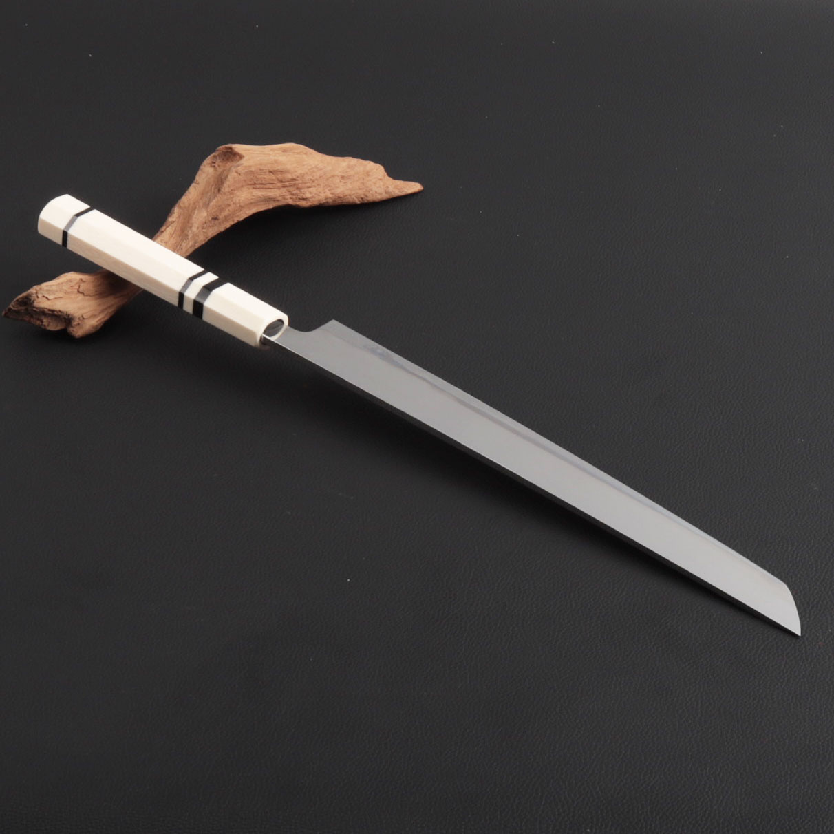 楽天市場】先丸柳刃包丁 9寸（刃渡り270mm）通常鏡面仕上げ 本刃付け