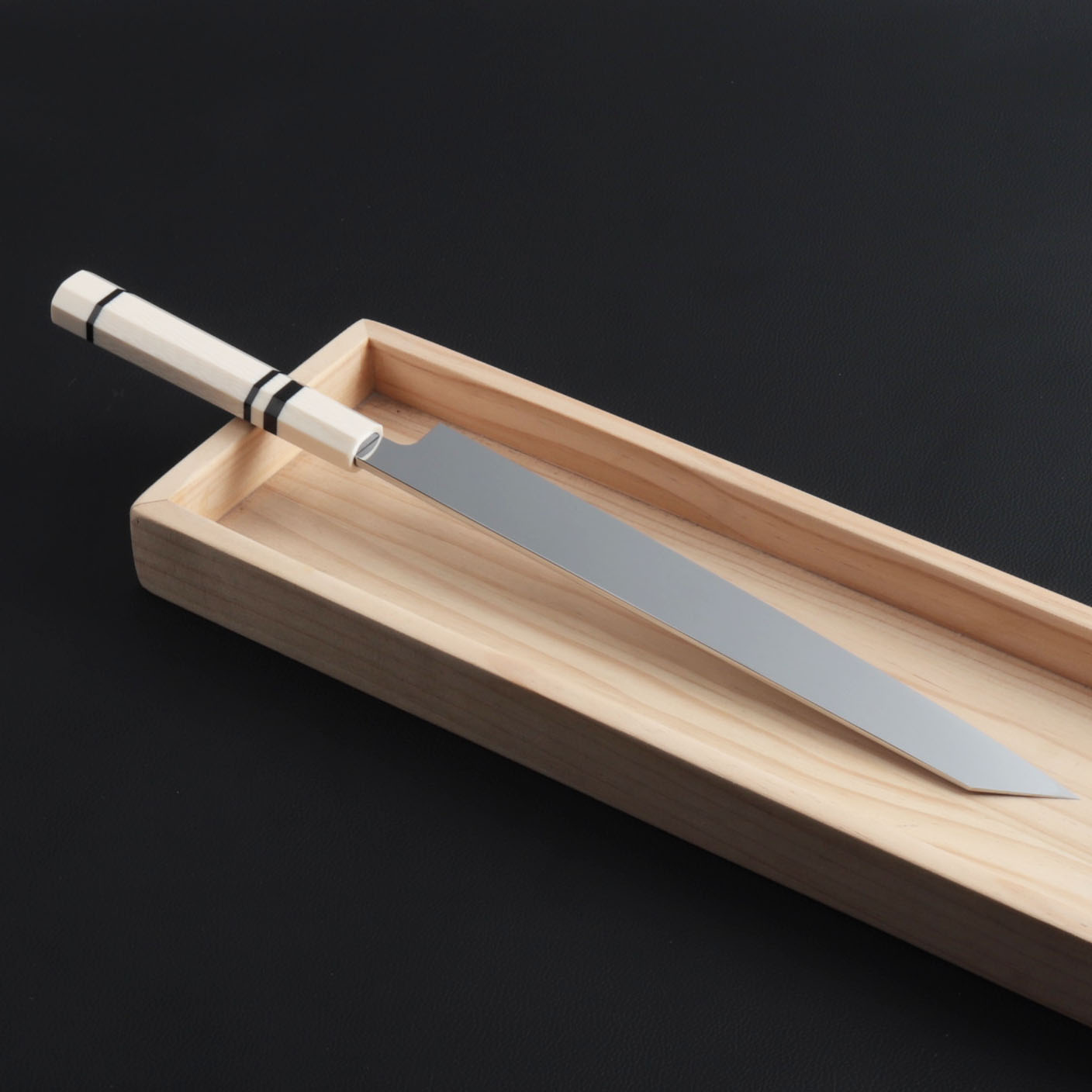 楽天市場】切付柳刃包丁 9寸（刃渡り270mm）通常鏡面仕上げ 本刃付け