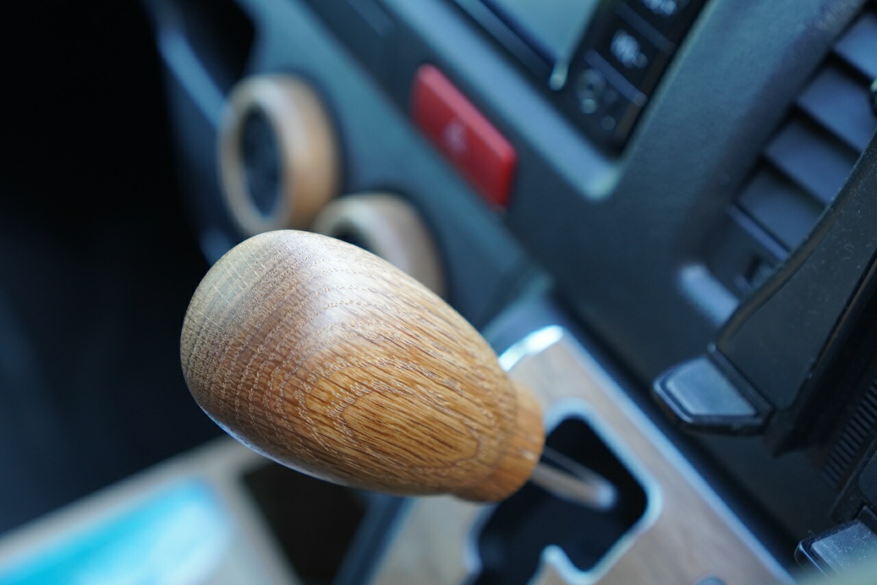 楽天市場】ハイエース 200系 ウッド シフトノブ シフトレバー