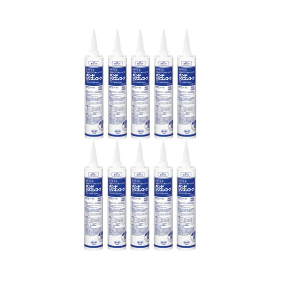 楽天市場】コニシ ボンド シリコンコーク 330ml 10本箱 1成分形