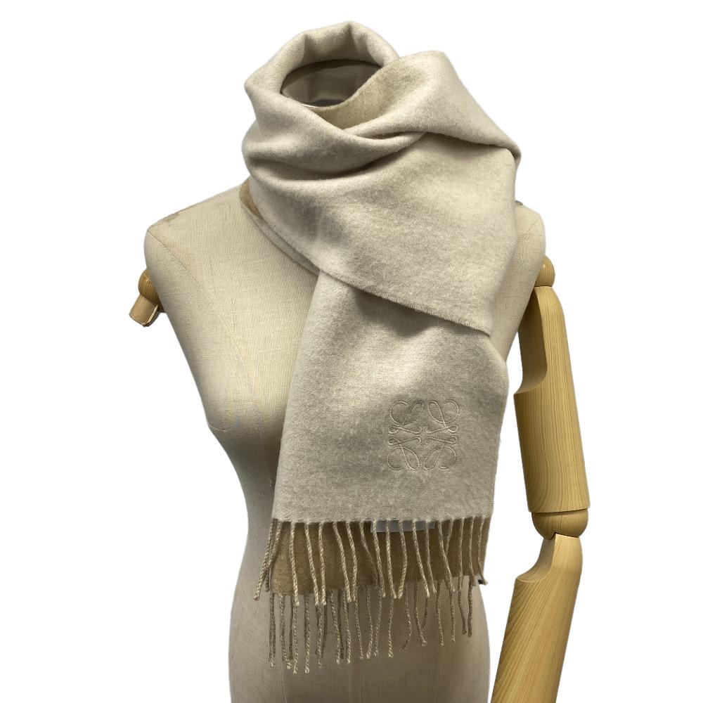 楽天市場】LOEWE/ロエベ アナグラム マフラー アイボリー レディース