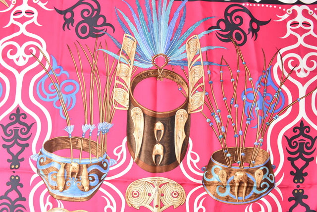 楽天市場】エルメス スカーフ HERMES カレ90 シルクツイル 北極圏の