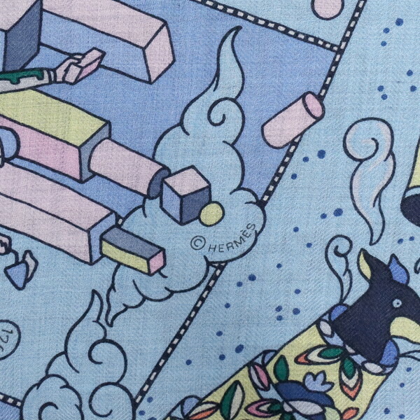 楽天市場】エルメス ショール カレ ジェアン 140 エルメスの叙事詩