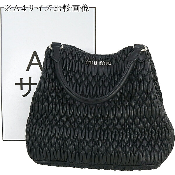 楽天市場】【美品】 ミュウミュウ 2WAYバッグ ナッパクリスタル