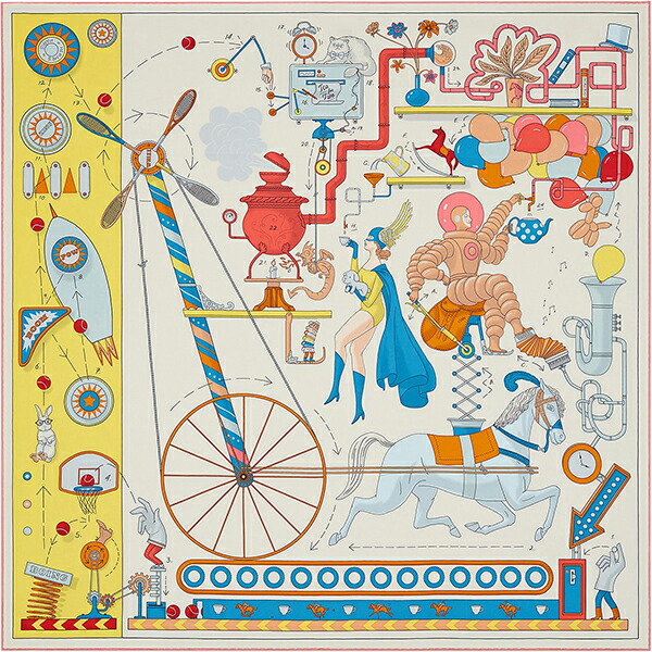 楽天市場】エルメス スカーフ カレ 90 ティー フォー トゥー シルク