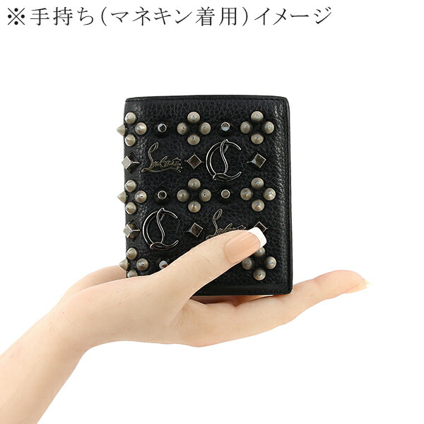 楽天市場】クリスチャン ルブタン 二つ折り財布 マルチスタッズ