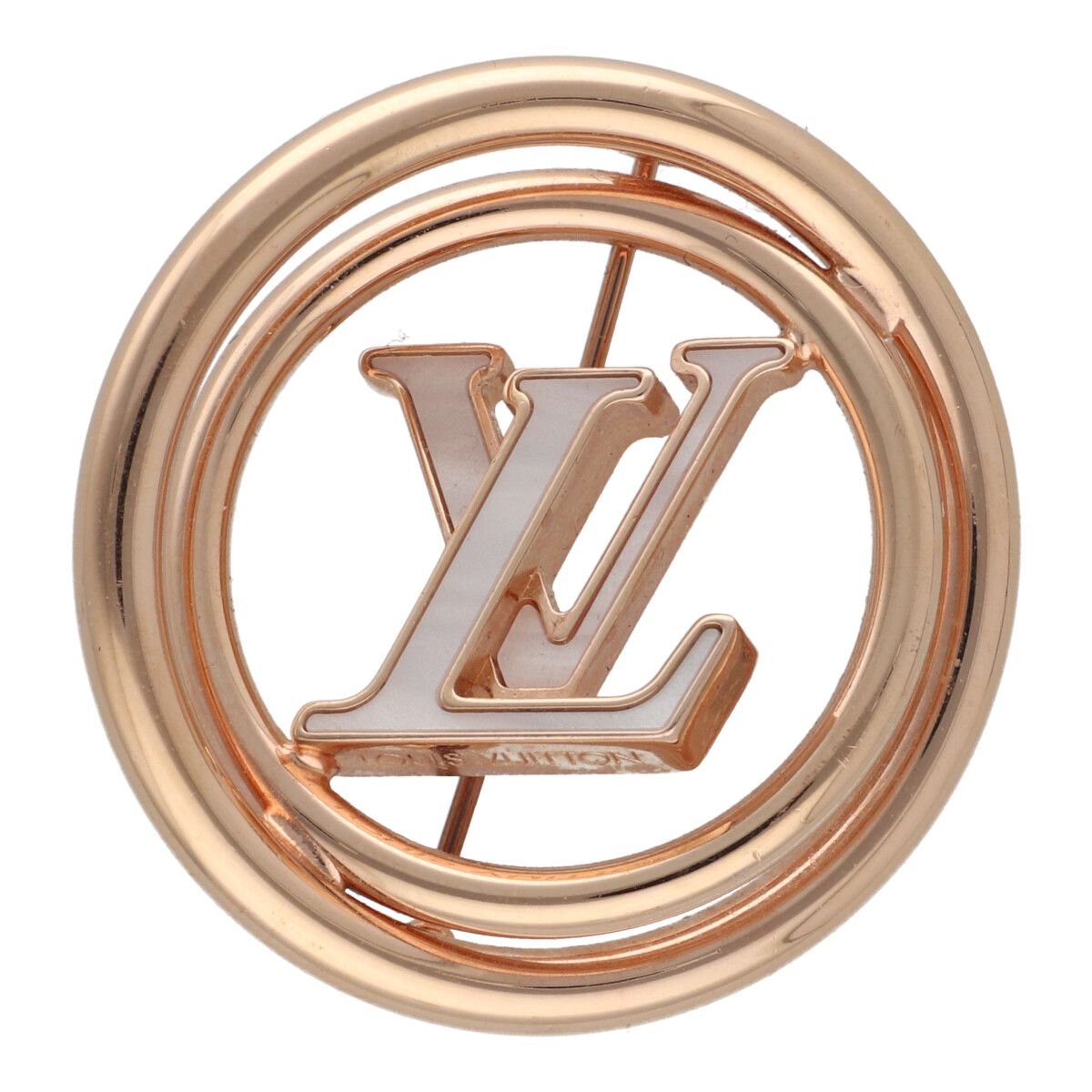 楽天市場】【中古】 LOUIS VUITTON ルイ・ヴィトン ブローチ・LV
