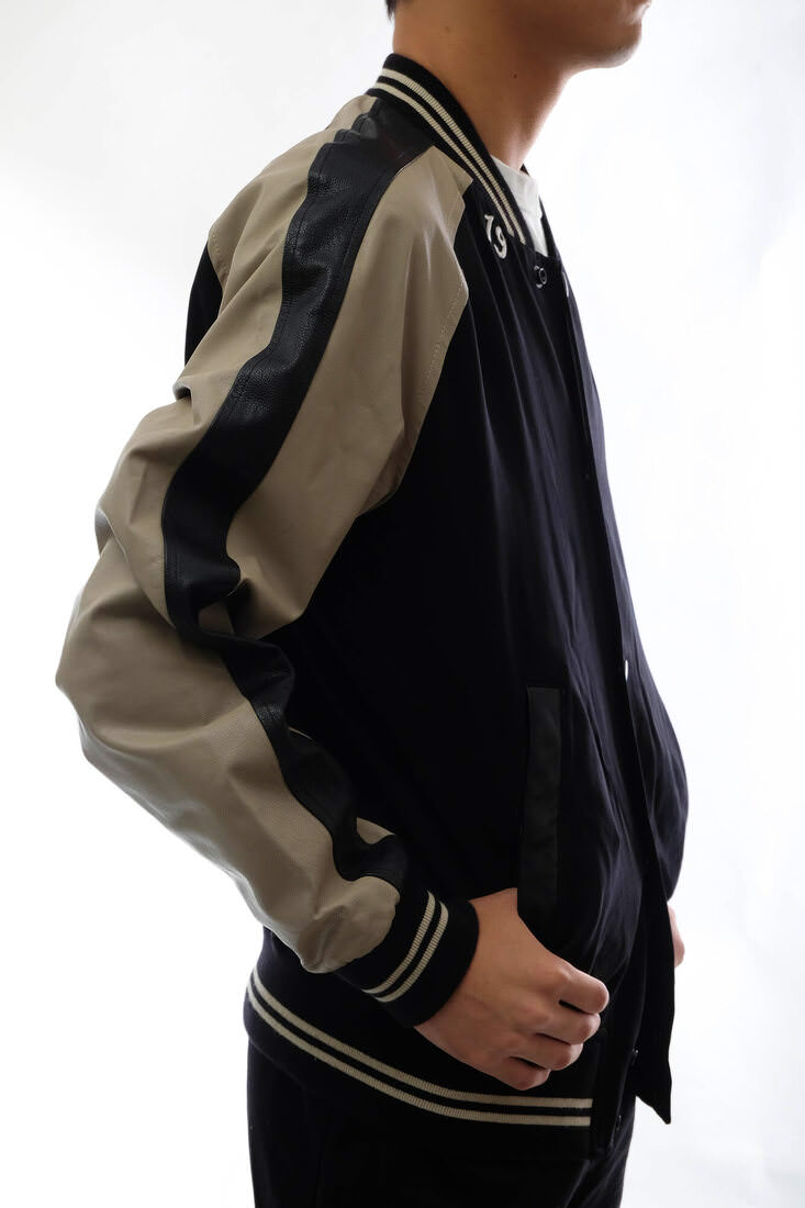 楽天市場】DIESEL スタジャン ディーゼル L-EDDIE 袖レザー スカジャン